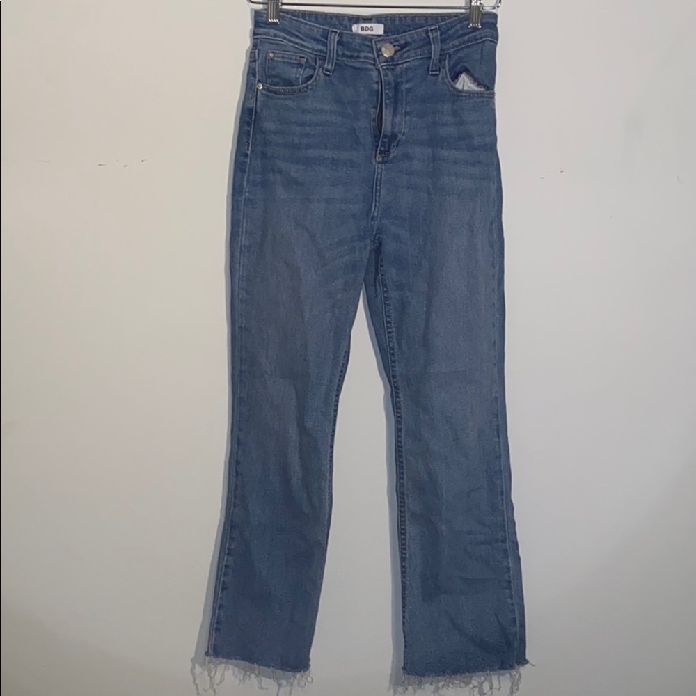 BDG high rise straight leg jeans
